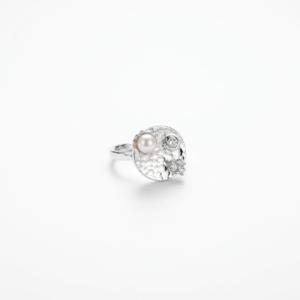 Kanela Silver Ring "Lunar"