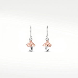 Kanela Silver Earrings "Mushroom"