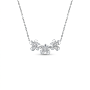 Kanela Silver Necklace "Blossom"