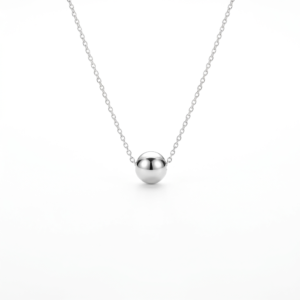 Kanela Silver Necklace "Sphere"