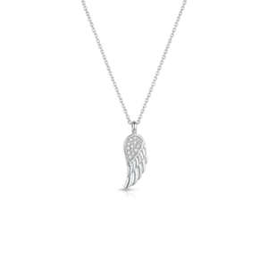 Kanela Silver Necklace "Angel Wing"