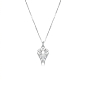 Kanela Silver Necklace "Double Wing"
