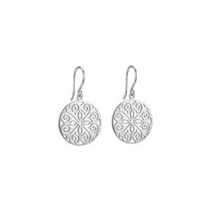 Kanela Silver Earrings "Mandala"