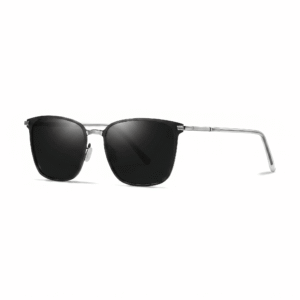 Tropical Sunglasses "Beau" – Silver / Black / Grey