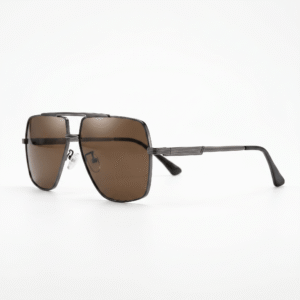 Tropical Sunglasses "Dean" – Gun / Black Brown