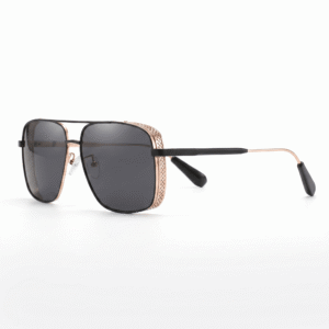 Tropical Sunglasses "Ezra" – Gold / Black Grey