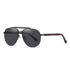 Tropical Sunglasses "Ford" – Matte Black Grey
