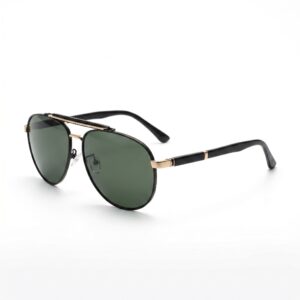 Tropical Sunglasses "Ford" – Gold / Black Dark Green