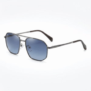 Tropical Sunglasses "Grant" – Matte Gun / Black Deep Grey Blue