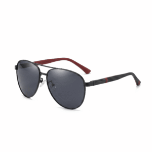 Tropical Sunglasses "Hank" – Matte Black Grey