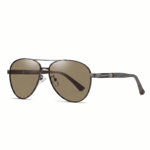Tropical Sunglasses "Hank" – Coffee / Black Tea