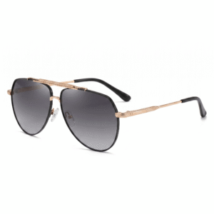 Tropical Sunglasses "Owen" – Gold / Black Gradient Grey