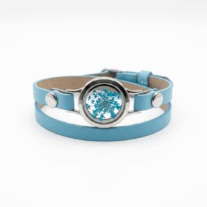TAIM Leather Bracelet "Blue”