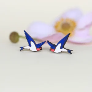Swallow Stud Earrings